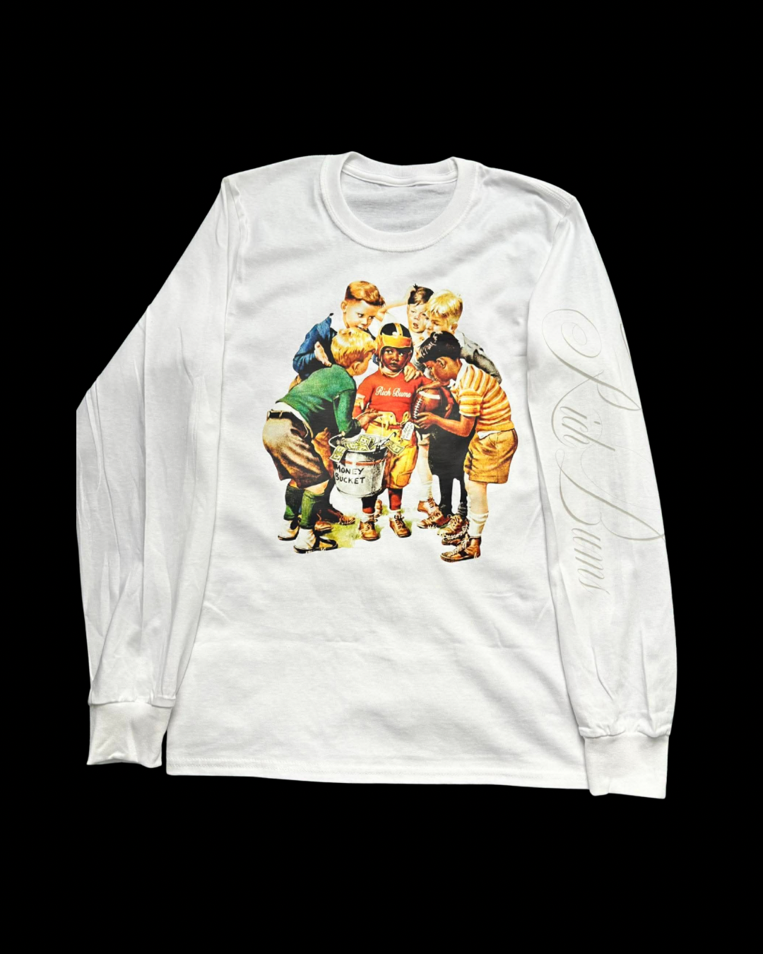 WHITE “TOUGH LOVE” LONG SLEEVE TEE